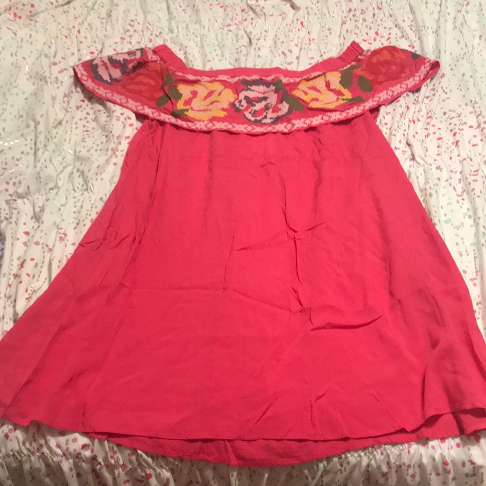 Pink Floral Dress